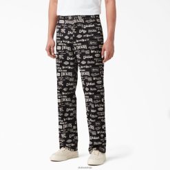 Dickies Latvija | Dickies 100 gadu drukātas logotipa darba bikses darba apģērbs vīrieši L4866333 100 gadu mantojuma drukāšana (RPS)