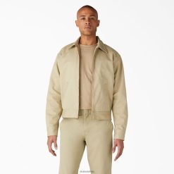 Dickies Latvija | Dickies 1922. gada degvielas uzpildes stacijas twill jaka apģērbs vīrieši L48661029 skalots iedegums (RTN)