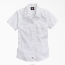 Dickies Latvija | Dickies 574 oriģinālā darba krekls darba apģērbs sievietes L48661535 balts (wsh)