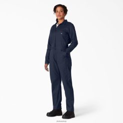 Dickies Latvija | Dickies Atdzesējot garās piedurknes pārklājumus darba apģērbs sievietes L48661617 Tumšā flote (DN)