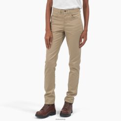 Dickies Latvija | Dickies Augsti augs izdilis sarža bikses apģērbs sievietes L48661851 regulārs