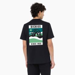 Dickies Latvija | Dickies Baker City īso piedurkņu t-krekls apģērbs vīrieši L4866883 melns (KBK)