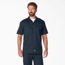 Dickies Latvija | Dickies Darba krekls ar īsām piedurknēm darba apģērbs vīrieši L4866489 Tumšā flote (DN)