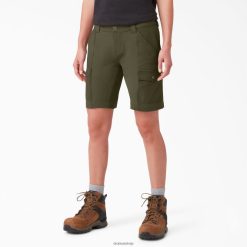 Dickies Latvija | Dickies Dzesēšanas kravas šorti 10 " apģērbs sievietes L48661605 Militārā zaļā krāsa (ml)