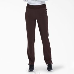 Dickies Latvija | Dickies EDS Essentials konusveida kāju kravas skrubju bikses apģērbs sievietes L48662497 Espresso (ESR)