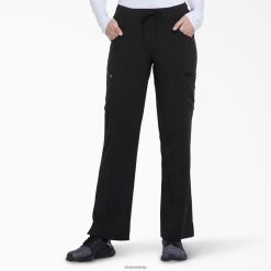 Dickies Latvija | Dickies EDS Essentials mūsdienu piemērotības skrubju bikses apģērbs sievietes L48662565 melns (blk)