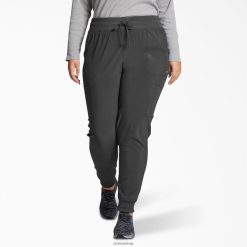 Dickies Latvija | Dickies Eds Essentials Jogger skrubju bikses apģērbs sievietes L48662441 alva pelēkā (pew)