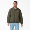 Dickies Latvija | Dickies Eizenhauera pufera jaka apģērbs vīrieši L48661069 Militārā zaļā krāsa (ml)