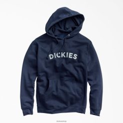 Dickies Latvija | Dickies Fleece bloka logotipa kapuci apģērbs vīrieši L48661139 Tumšā flote (DN)