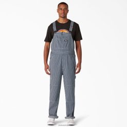 Dickies Latvija | Dickies Izskalots Hickory Stripe Double Ceļa bumba kombinezons apģērbs vīrieši L48661515 regulārs