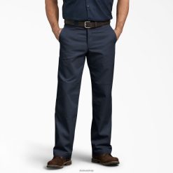 Dickies Latvija | Dickies Relaksētas fit dubultā ceļgala darba bikses darba apģērbs vīrieši L4866181 Tumšā flote (DN)