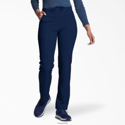 Dickies Latvija | Dickies UNISEX EDS Essentials dabiskā pieauguma sašaurinātās kāju skrubju bikses apģērbs vīrieši L48661419 tumši zils (NVY)