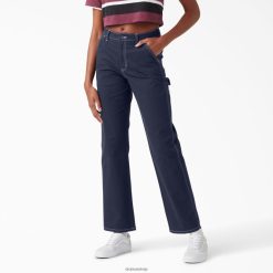 Dickies Latvija | Dickies galdnieku bikses ar augstu jostasvietu apģērbs sievietes L48661725 regulārs