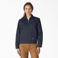 Dickies Latvija | Dickies izolēta eizenhauera jaka apģērbs sievietes L48661539 Tumšā flote (ASN)