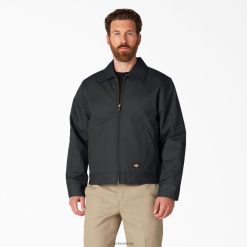 Dickies Latvija | Dickies izolēta eizenhauera jaka apģērbs vīrieši L4866963 melns (BK)