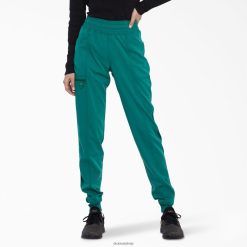 Dickies Latvija | Dickies līdzsvara skrējiena skrubju bikses apģērbs sievietes L48662485 Hunter Green (HTR)