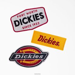 Dickies Latvija | Dickies logotipa dzelzs-on plāksteri 3-pack piederumi unisekss L48662755 Asortu krāsas (QA)