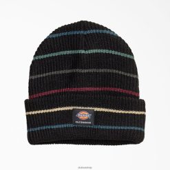 Dickies Latvija | Dickies skeitborda aproce Beanie piederumi unisekss L48662821 Melnās svītras (B2R)