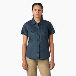 Dickies Riga | Dickies 574 oriģinālā darba krekls darba apģērbs sievietes L48661530 Airforce Blue (ASL)
