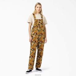 Dickies Riga | Dickies Artondale pīļu krūšturis kombinezons apģērbs sievietes L48661936 Camo (GRC)