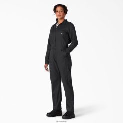 Dickies Riga | Dickies Atdzesējot garās piedurknes pārklājumus darba apģērbs sievietes L48661616 melns (BK)