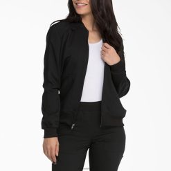 Dickies Riga | Dickies Balance Zip priekšējā skruba jaka apģērbs sievietes L48662402 melns (blk)
