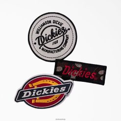 Dickies Riga | Dickies Camo logotips Iron-on plāksteri 3-pack piederumi unisekss L48662756 Asortu krāsas (QA)