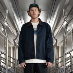 Dickies Riga | Dickies Džeiks Hajess akmens mazgājamā Eizenhauera jaka apģērbs vīrieši L4866988 Akmens skalošanas tintes flotes (sik)