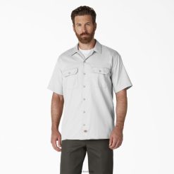 Dickies Riga | Dickies Darba krekls ar īsām piedurknēm darba apģērbs vīrieši L4866502 balts (WH)