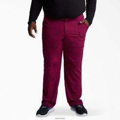 Dickies Riga | Dickies Dynamix Cargo Scrub bikses apģērbs vīrieši L48661282 vīns (uzvarēt)