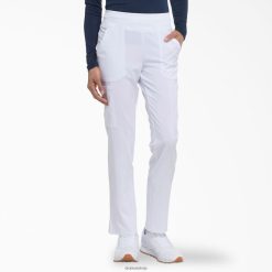 Dickies Riga | Dickies EDS Essentials konusveida kāju kravas skrubju bikses apģērbs sievietes L48662494 balts (DWH)