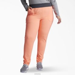 Dickies Riga | Dickies EDS Essentials konusveida kāju skrubju bikses apģērbs sievietes L48662514 Jauna rītausma (DAW)