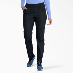 Dickies Riga | Dickies EDS paraksta konusveida kāju skrubju bikses apģērbs sievietes L48662602 melns (blk)