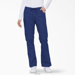Dickies Riga | Dickies EDS paraksta uzliesmošanas kājas kravas skrubju bikses apģērbs sievietes L48662526 Galaxy Blue (GBL)
