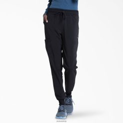 Dickies Riga | Dickies Eds Essentials Jogger skrubju bikses apģērbs sievietes L48662436 melns (blk)