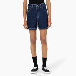 Dickies Riga | Dickies Galdnieks Žans šorti 5 " apģērbs sievietes L48662246 Akmens skalošanas indigo zilā krāsā (SNB)