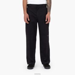 Dickies Riga | Dickies Loose Fit dubultā ceļgala darba bikses darba apģērbs vīrieši L486626 melns (BK)