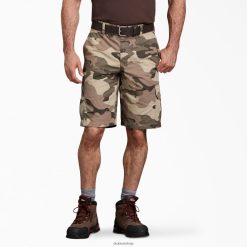 Dickies Riga | Dickies Relaksēti fit ripstop kravas šorti 11 " apģērbs vīrieši L4866432 oļu brūns/melns camo (SBOC)