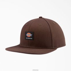 Dickies Riga | Dickies Skeitborda plakanā rēķina vāciņš piederumi unisekss L48662844 šokolādes brūns (CB)