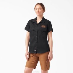 Dickies Riga | Dickies Traeger Ultimate Grilling krekls darba apģērbs sievietes L48662156 melns (BK)