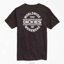 Dickies Riga | Dickies Vispasaules darba apģērbu grafiskais t-krekls darba apģērbs vīrieši L4866926 melns (KBK)