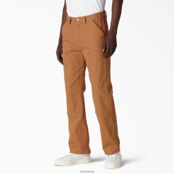 Dickies Riga | Dickies dubultā priekšējā pīles bikses apģērbs vīrieši L4866258 Akmens mazgāta brūna pīle (SBD)