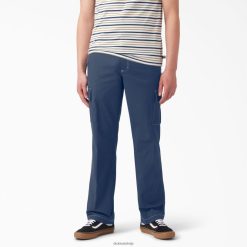 Dickies Riga | Dickies skeitborda ripstop kravas bikses apģērbs vīrieši L4866306 tintes flotes/balta izšūšana (i2w)