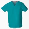 Dickies Riga | Dickies unisex eds paraksts v-nek skrubis augšdaļa apģērbs vīrieši L48661286 Teal (DTL)